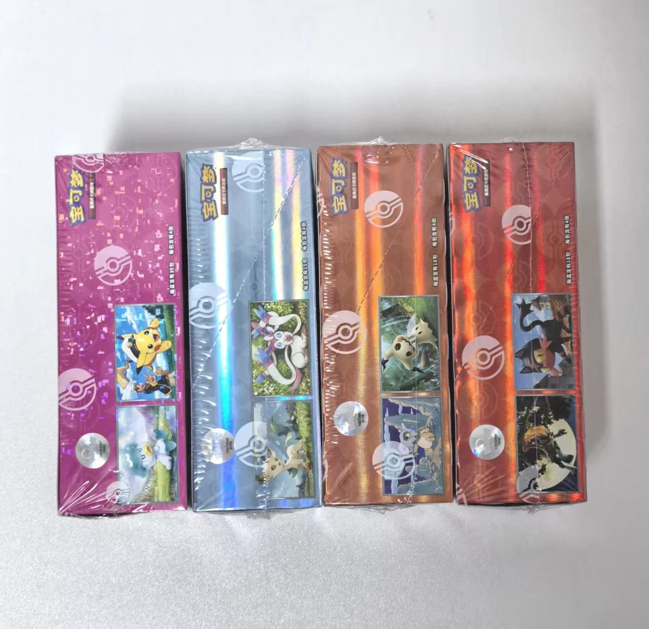 Pokemon S-Chinese Gem Pack Vol.1 Vol.2 Vol.3 Vol.4 Booster Box 4 Box Set Sealed