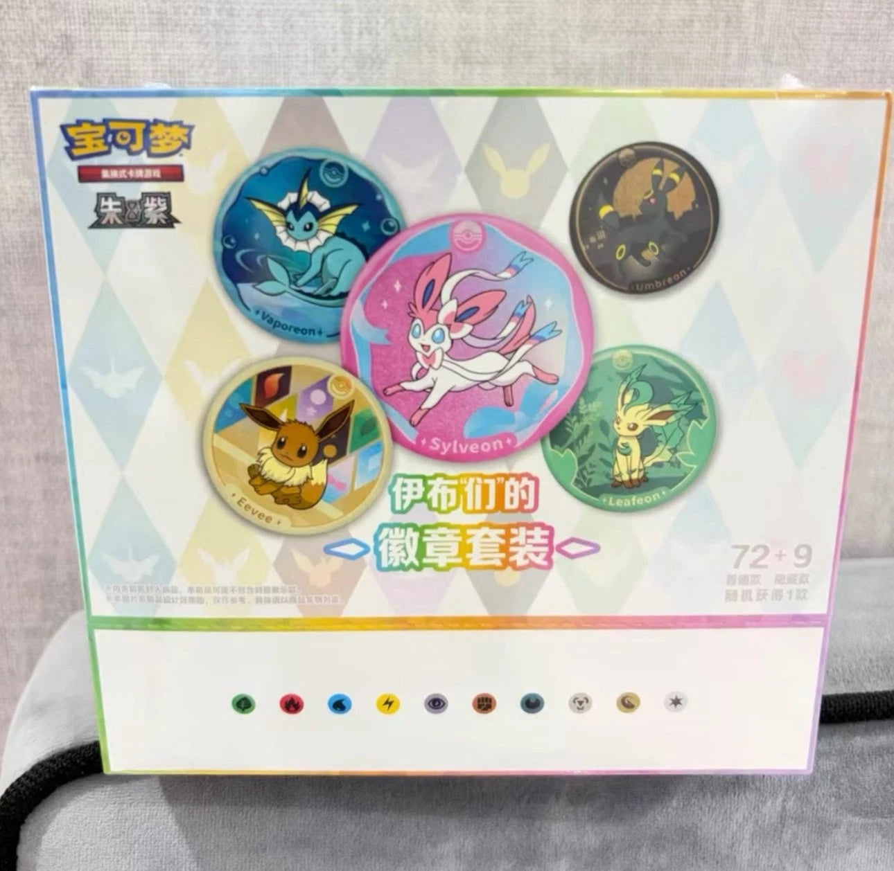 Chinese Pokemon 2026 Scarlet &amp; Violet Sealed Eeveelution Badge Set Case (10 Box)
