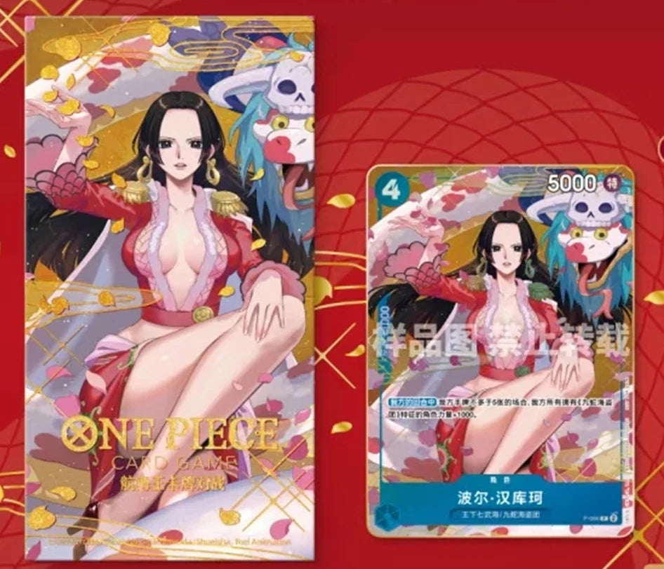 One Piece Chinese 4-Set New Year Red Packet Collection Luffy Boa Sanji IN STOCK