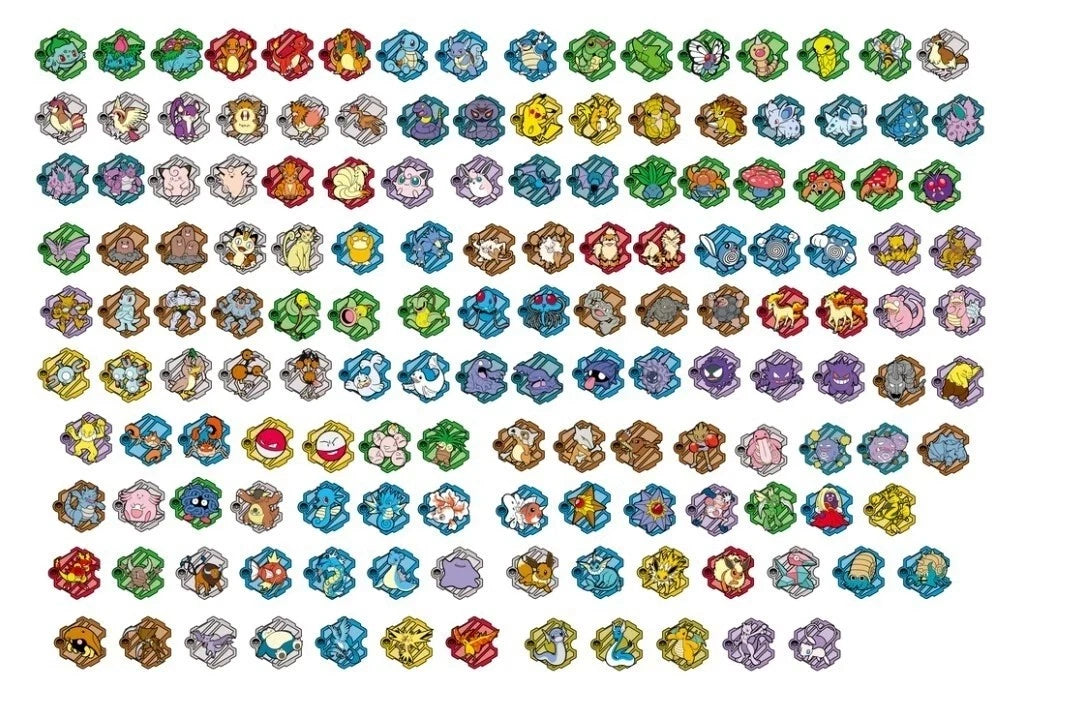 IN STOCK Pokemon S-Chinese 151 Puzzle Fridge Magnet Set Sealed Box 1 Slim Pack